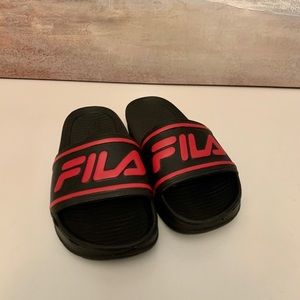 Boys Fila Slides